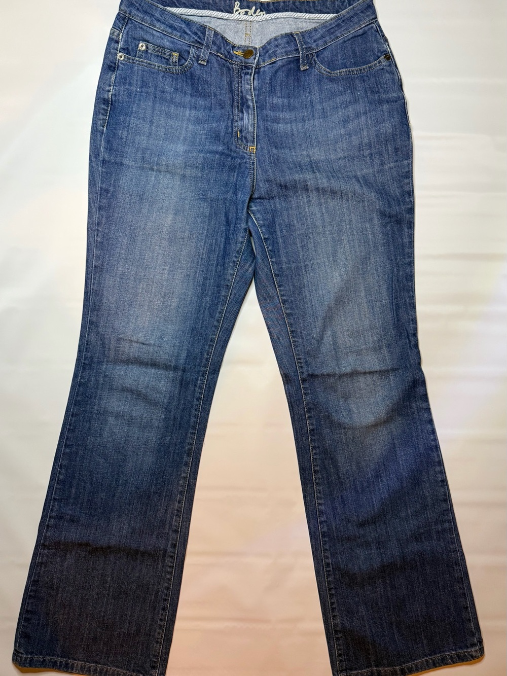 Boden Classic Blue Women's Bootcut Jeans - Size US 10
